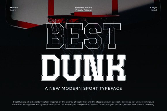 Best Dunk Typeface: A Bold Display Font for High-Impact Web Design