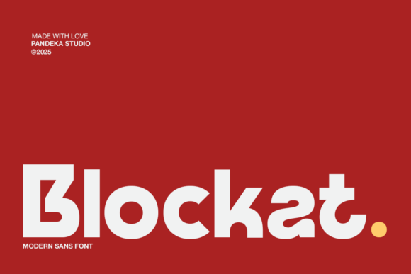 Blockat Font Review: A Bold Geometric Display Solution