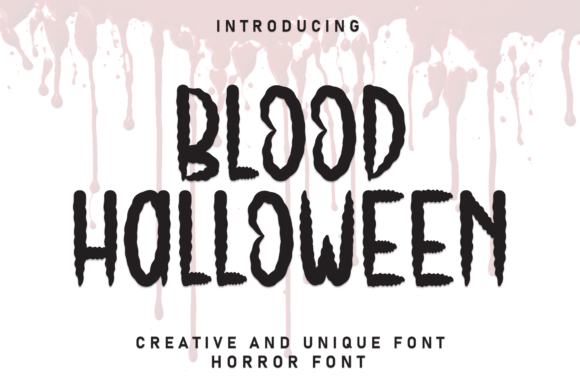 Blood Halloween Typeface for Modern Brand Identity