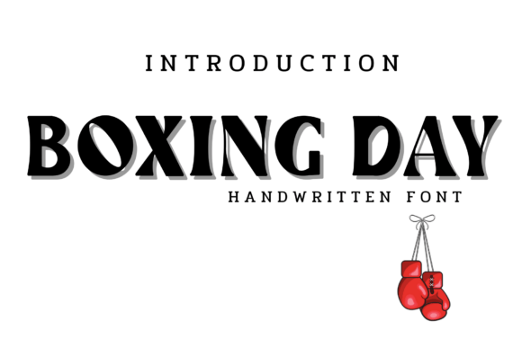 Boxing Day Typeface: A Bold Display Font for Distinctive Brand Identity