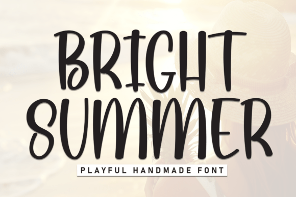 Bright Summer: The Playful Handmade Font for Bold Campaign Headlines