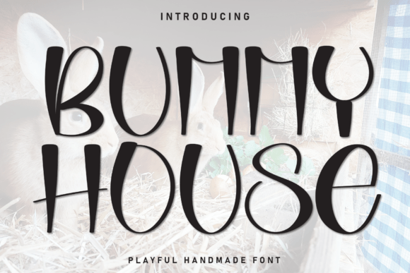 Bunny House Typeface: A Friendly Display Font for Approachable Branding