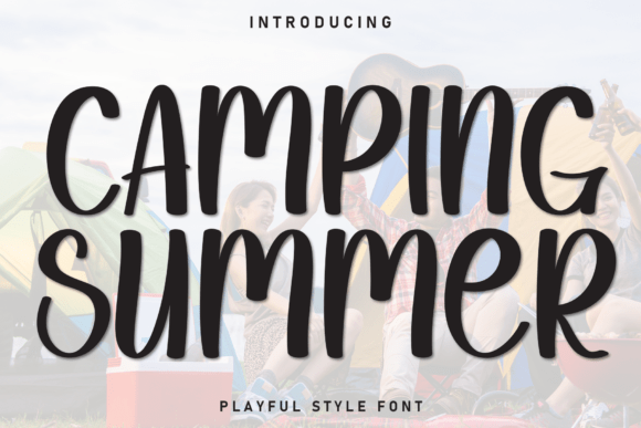 Camping Summer: The Casual Display Font for Approachable Branding