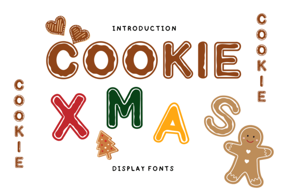 Cookie Xmas Typeface: Whimsical Holiday Design for Makers