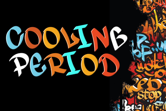 Cooling Period Typeface: A Soft Display Font for Handmade Brands