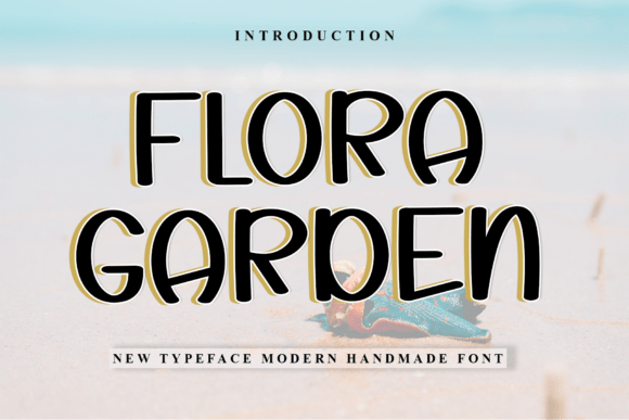 Flora Garden Typeface: A Warm Display Font for Editorial Design