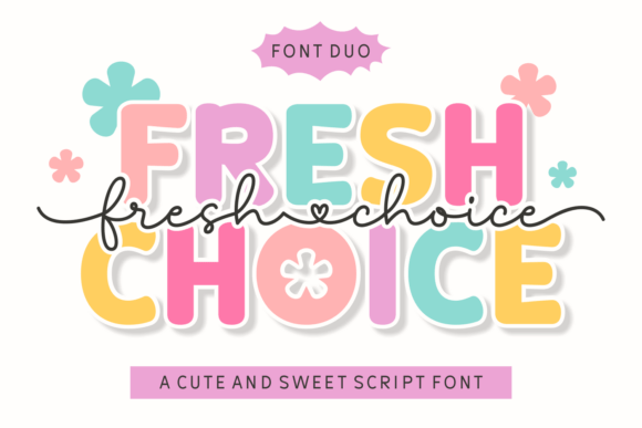 Fresh Choice Typeface for Editorial Design and Content Branding