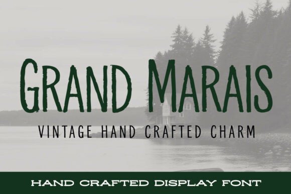 Grand Marais Display Font Review for Crafters