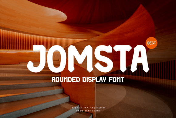 Jomsta: The Bold Rounded Display Font for Modern Web Design