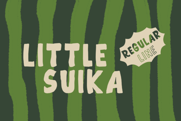 Little Suika: A Quirky Display Font for Editorial Branding
