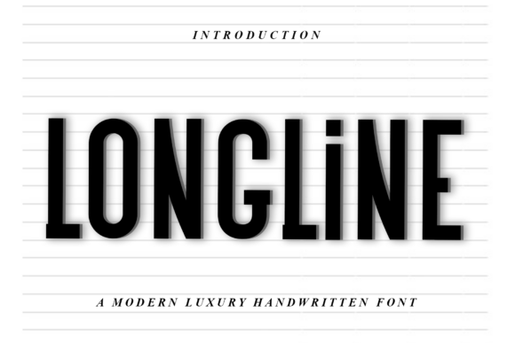 Longline: A Festive Display Font for Holiday Branding