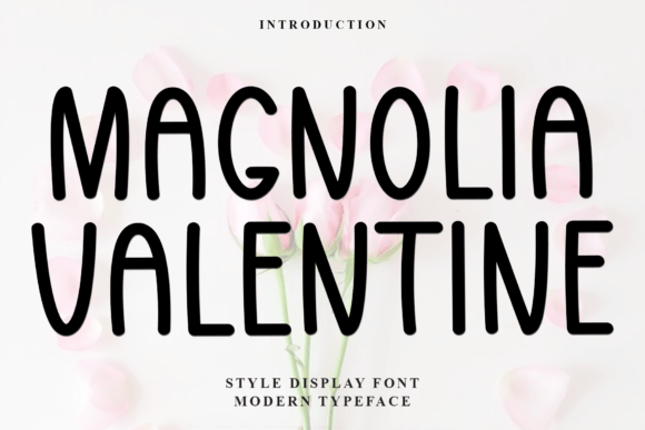 Magnolia Valentine: The Elegant Display Font for Modern Web Design