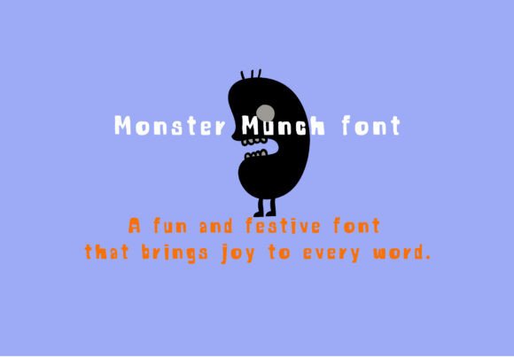 Monster Munch: The Bold Halloween Display Font for Playful Editorial Design