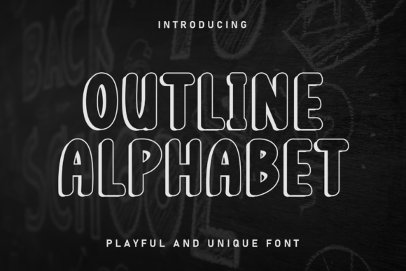 Outline Alphabet Typeface: A Web Designer’s Take on Warm, Handcrafted Display Fonts