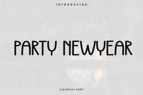 Party Newyear Handwritten Typeface for Creative Branding