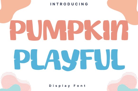 Pumpkin Playful Typeface for Seasonal Campaigns