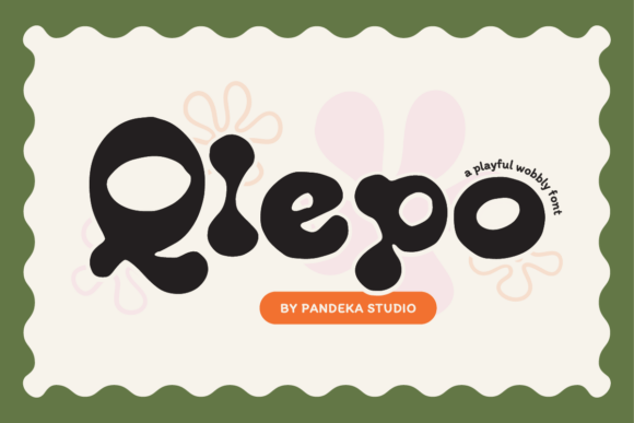 Qlepo Retro Display Typeface for Crafters