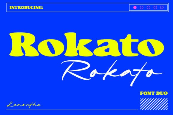 Rokato: A Retro Display Casual Script Font Duo for Modern Branding