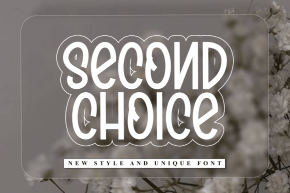 Second Choice Typeface for Modern Web Design