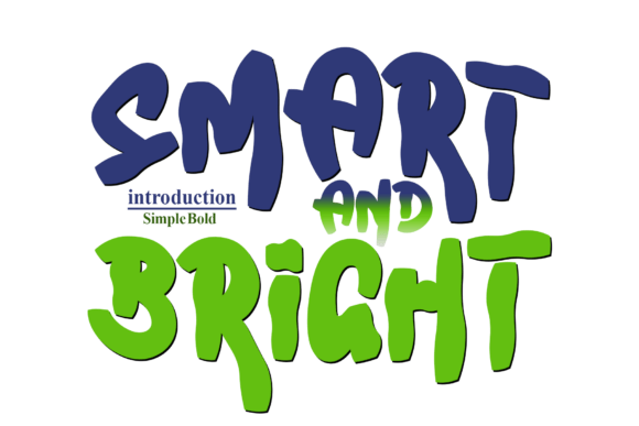 Smart and Bright: The Playful Display Font for Bold Brand Identity