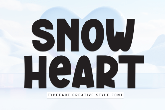 Snow Heart Display Font for Clean Brand Identity