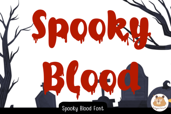Spooky Blood: The Creepy Halloween Display Font for Bold Branding