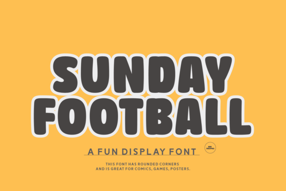 Sunday Football: The Versatile Display Font for Modern Branding