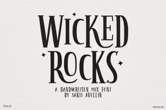 Wicked Rocks Display Font for Scroll-Stopping Campaigns
