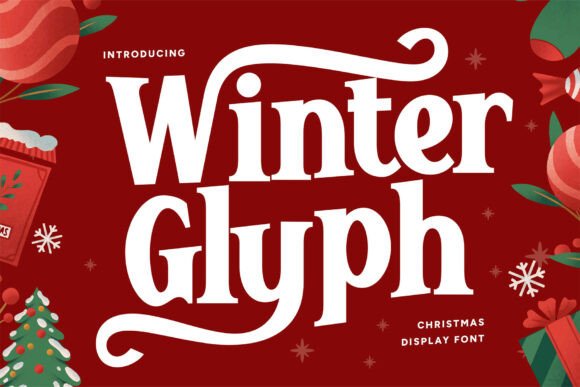 Winter Glyph: A Festive Display Font for Holiday Editorial Design