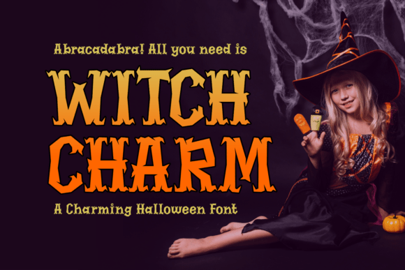 Witch Charm Typeface for Seasonal Branding